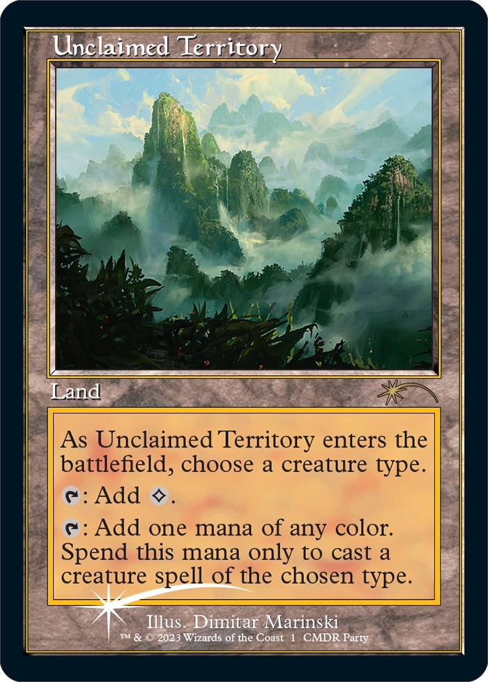 Unclaimed Territory (Retro) [Wizards Play Network 2023] | Card Merchant Takapuna