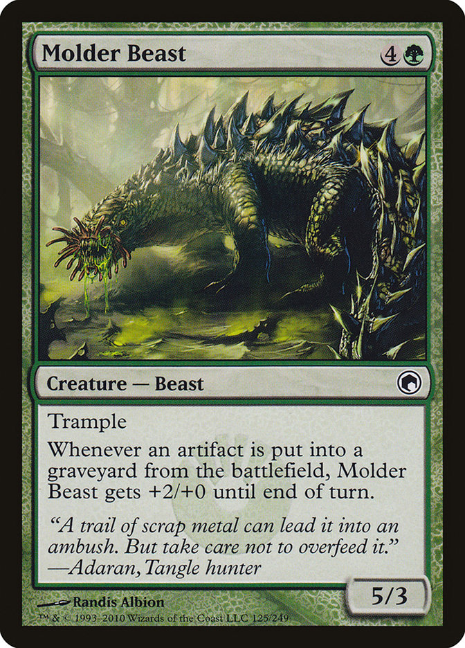 Molder Beast [Scars of Mirrodin] | Card Merchant Takapuna