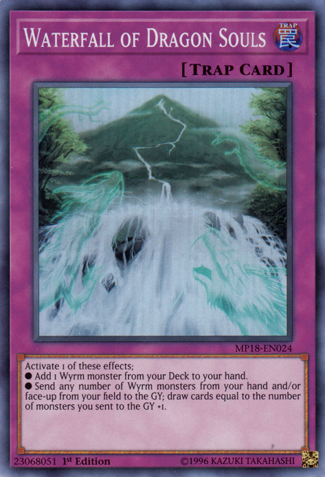 Waterfall of Dragon Souls [MP18-EN024] Super Rare | Card Merchant Takapuna