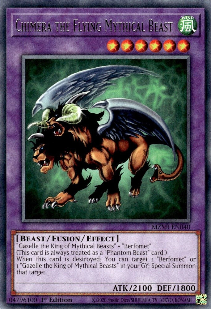 Chimera the Flying Mythical Beast [MZMI-EN040] Rare | Card Merchant Takapuna