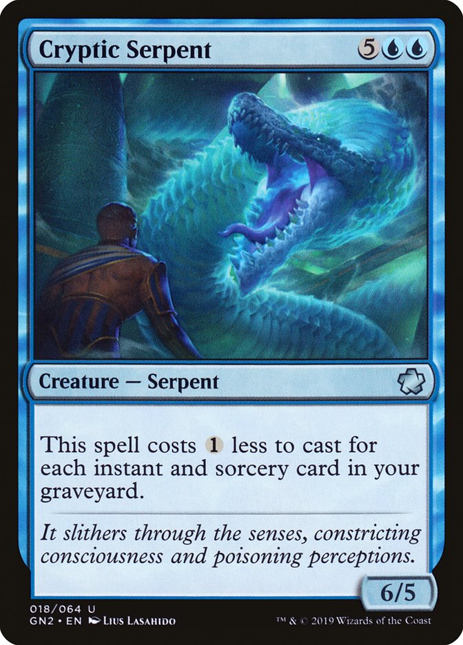 Cryptic Serpent [Game Night 2019] | Card Merchant Takapuna