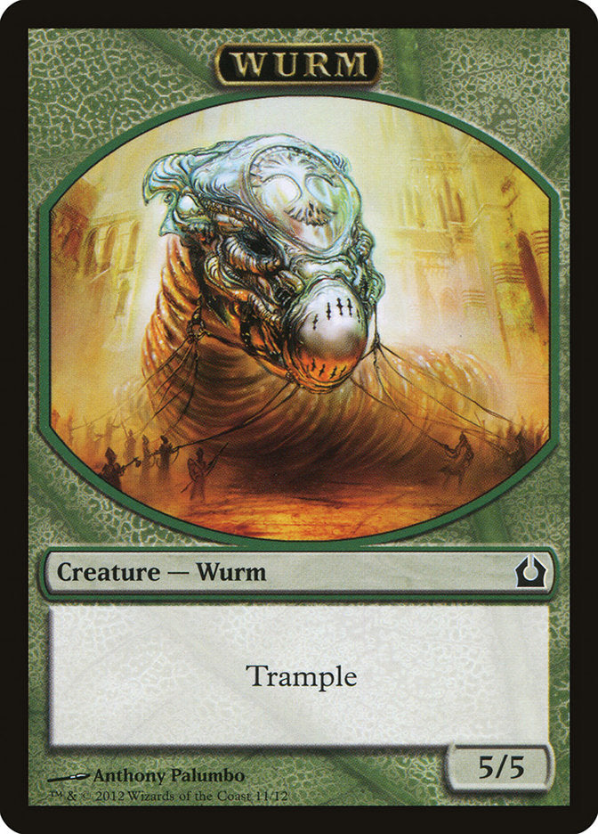 Wurm Token [Return to Ravnica Tokens] | Card Merchant Takapuna