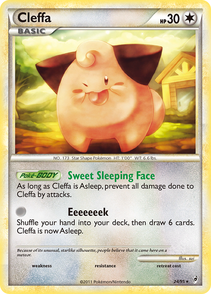 Cleffa (24/95) [HeartGold & SoulSilver: Call of Legends] | Card Merchant Takapuna