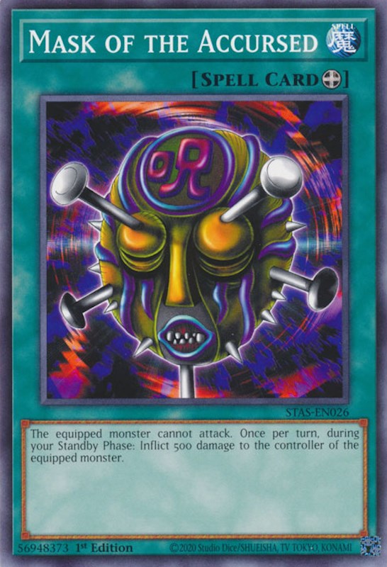 Mask of the Accursed [STAS-EN026] Common | Card Merchant Takapuna