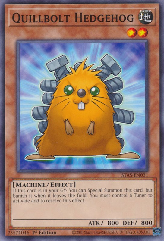 Quillbolt Hedgehog [STAS-EN031] Common | Card Merchant Takapuna