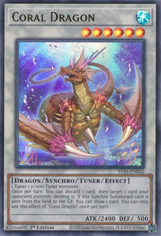 Coral Dragon [STAS-EN042] Ultra Rare | Card Merchant Takapuna