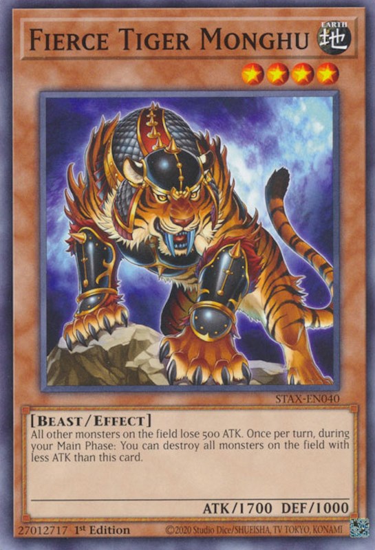 Fierce Tiger Monghu [STAX-EN040] Common | Card Merchant Takapuna