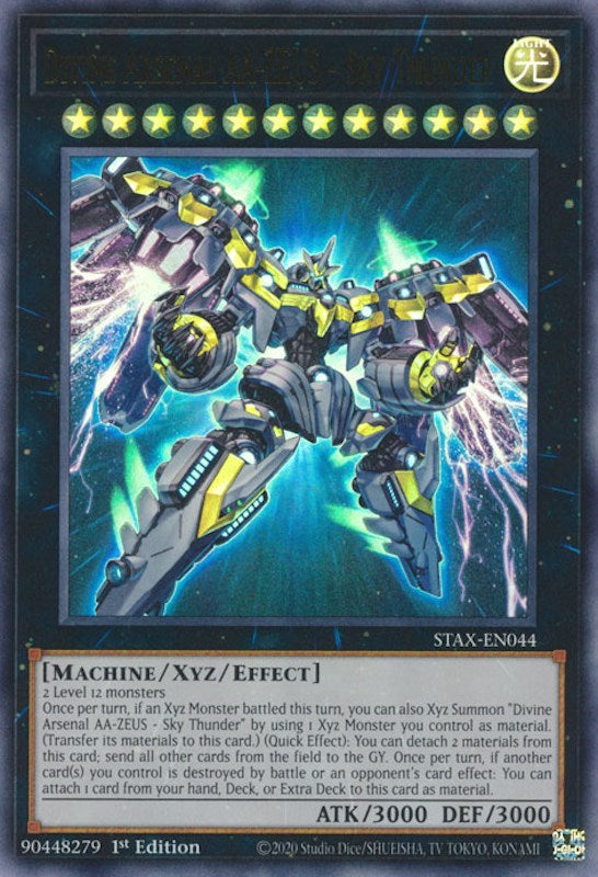 Divine Arsenal AA-ZEUS - Sky Thunder [STAX-EN044] Ultra Rare | Card Merchant Takapuna