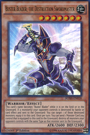 Buster Blader, the Destruction Swordmaster [BOSH-EN018] Ultra Rare | Card Merchant Takapuna