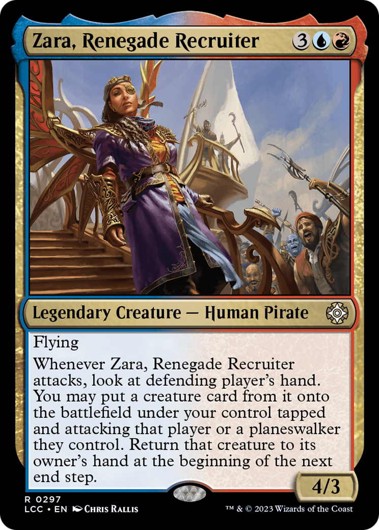 Zara, Renegade Recruiter [The Lost Caverns of Ixalan Commander] | Card Merchant Takapuna