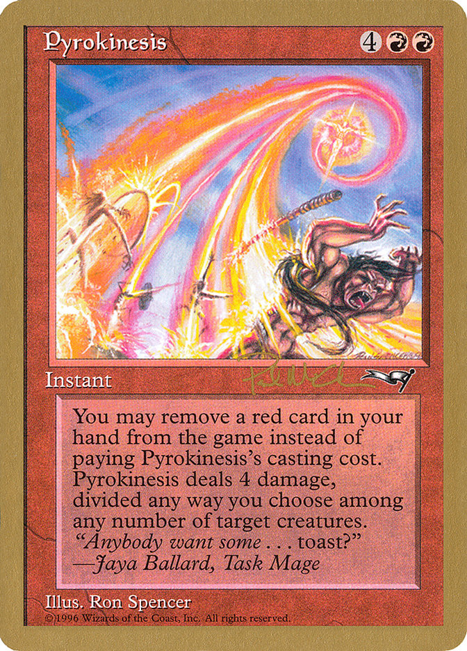 Pyrokinesis (Paul McCabe) [World Championship Decks 1997] | Card Merchant Takapuna