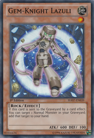 Gem-Knight Lazuli [HA07-EN039] Super Rare | Card Merchant Takapuna