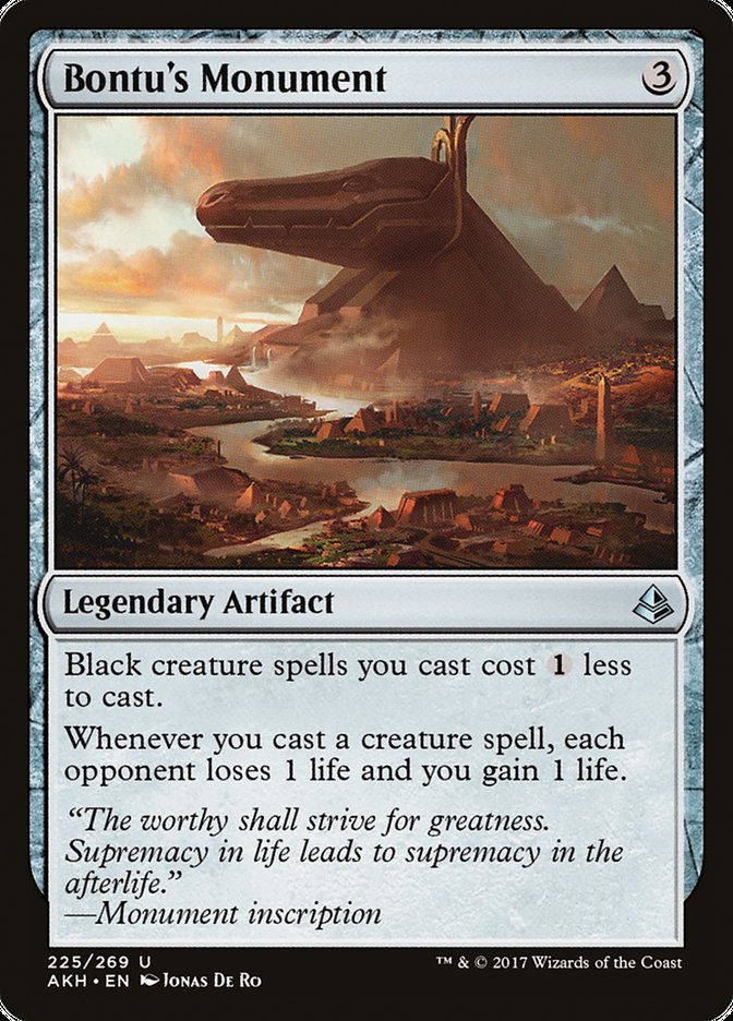 Bontu's Monument [Amonkhet] | Card Merchant Takapuna