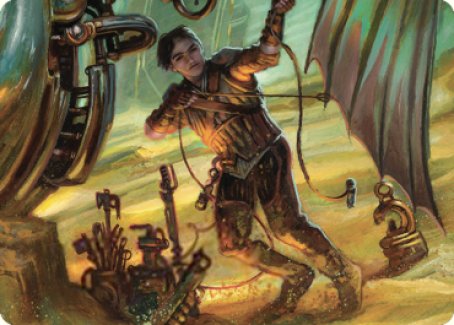 Mishra, Excavation Prodigy Art Card [The Brothers' War Art Series] | Card Merchant Takapuna