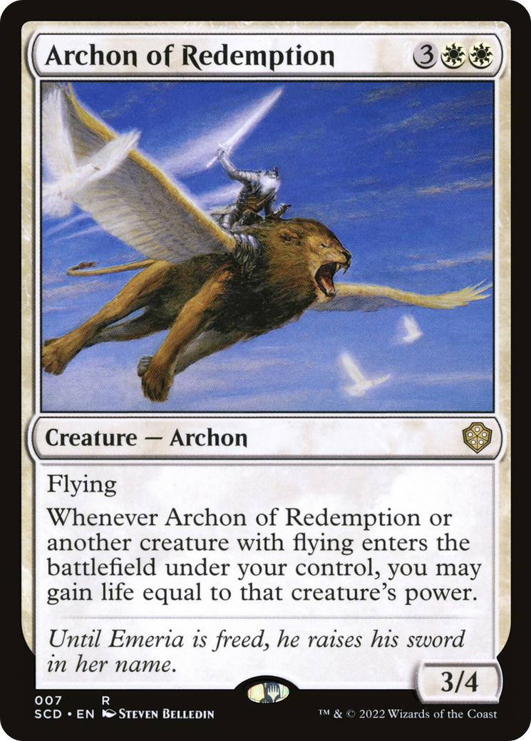 Archon of Redemption [Starter Commander Decks] | Card Merchant Takapuna