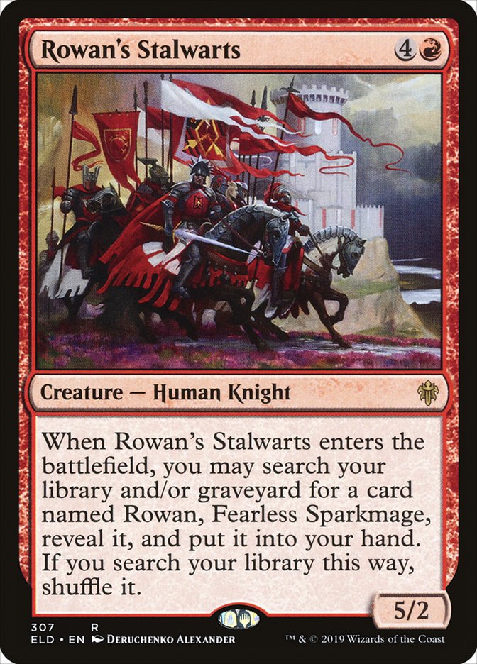 Rowan's Stalwarts [Throne of Eldraine] | Card Merchant Takapuna