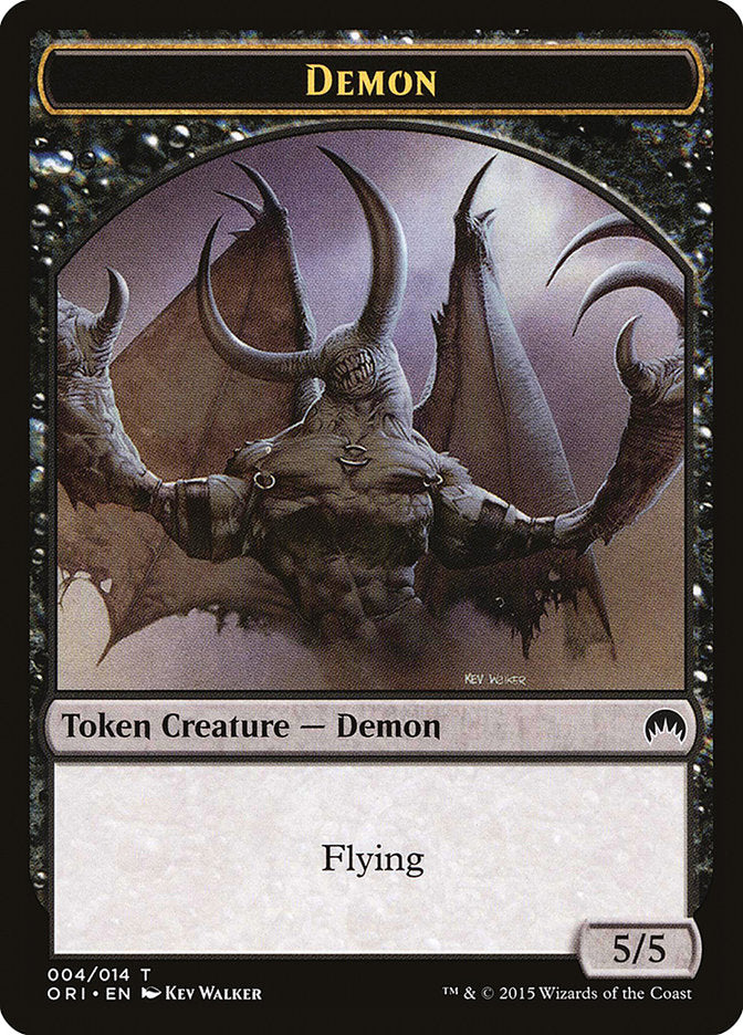 Demon Token [Magic Origins Tokens] | Card Merchant Takapuna