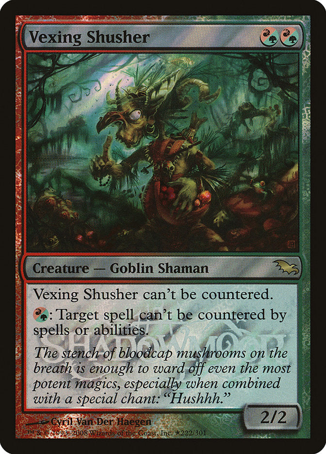 Vexing Shusher (Launch) [Shadowmoor Promos] | Card Merchant Takapuna