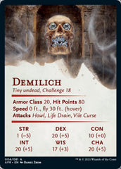 Demilich Art Card [Dungeons & Dragons: Adventures in the Forgotten Realms Art Series] | Card Merchant Takapuna