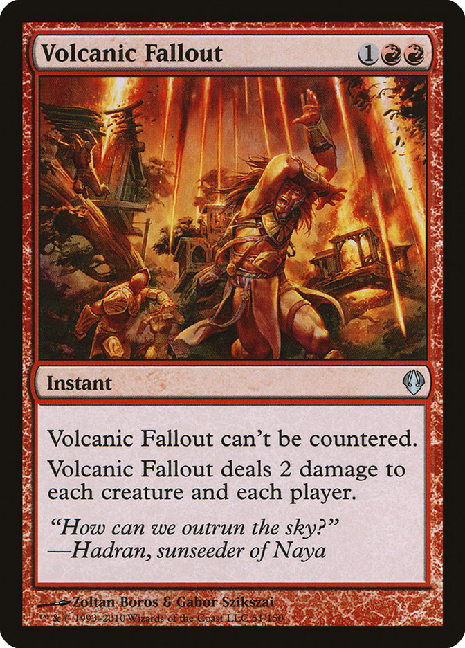 Volcanic Fallout [Archenemy] | Card Merchant Takapuna