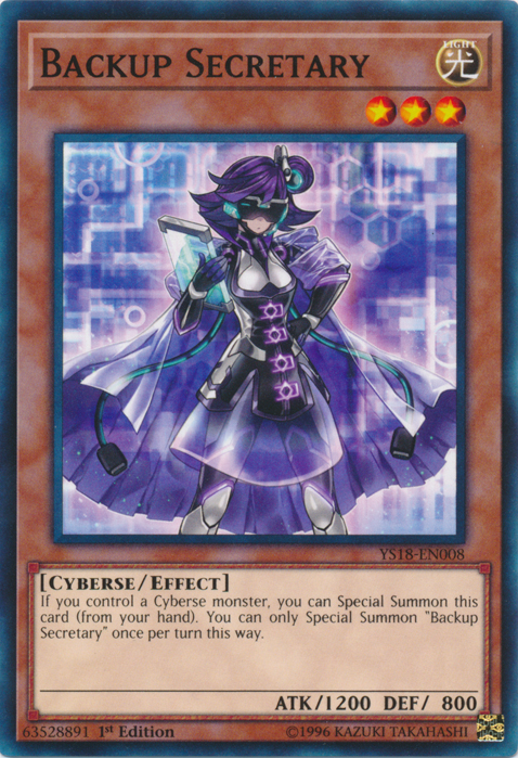 Backup Secretary [YS18-EN008] Common | Card Merchant Takapuna