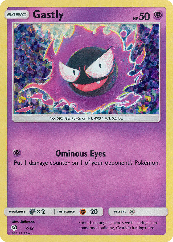 Gastly (7/12) [McDonald's Promos: 2019 Collection] | Card Merchant Takapuna