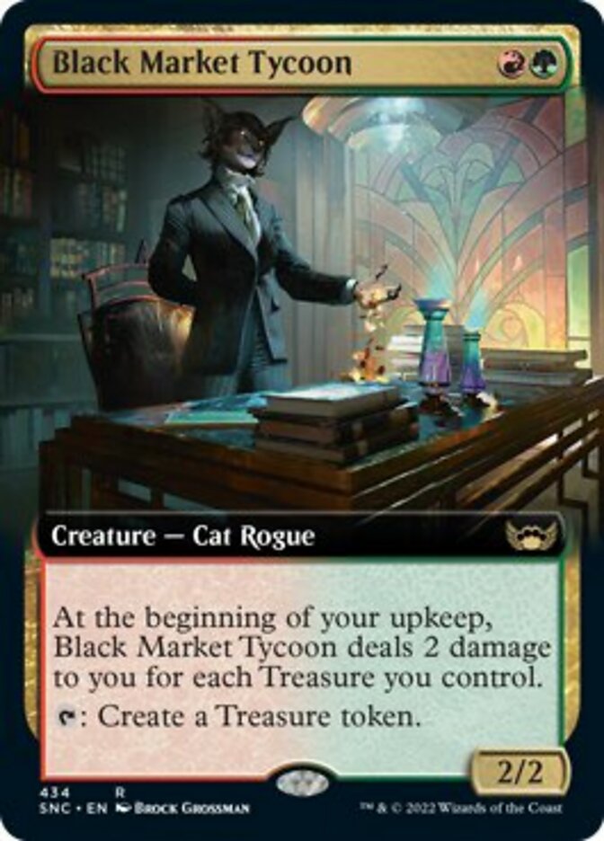 Black Market Tycoon (Extended Art) [Streets of New Capenna] | Card Merchant Takapuna