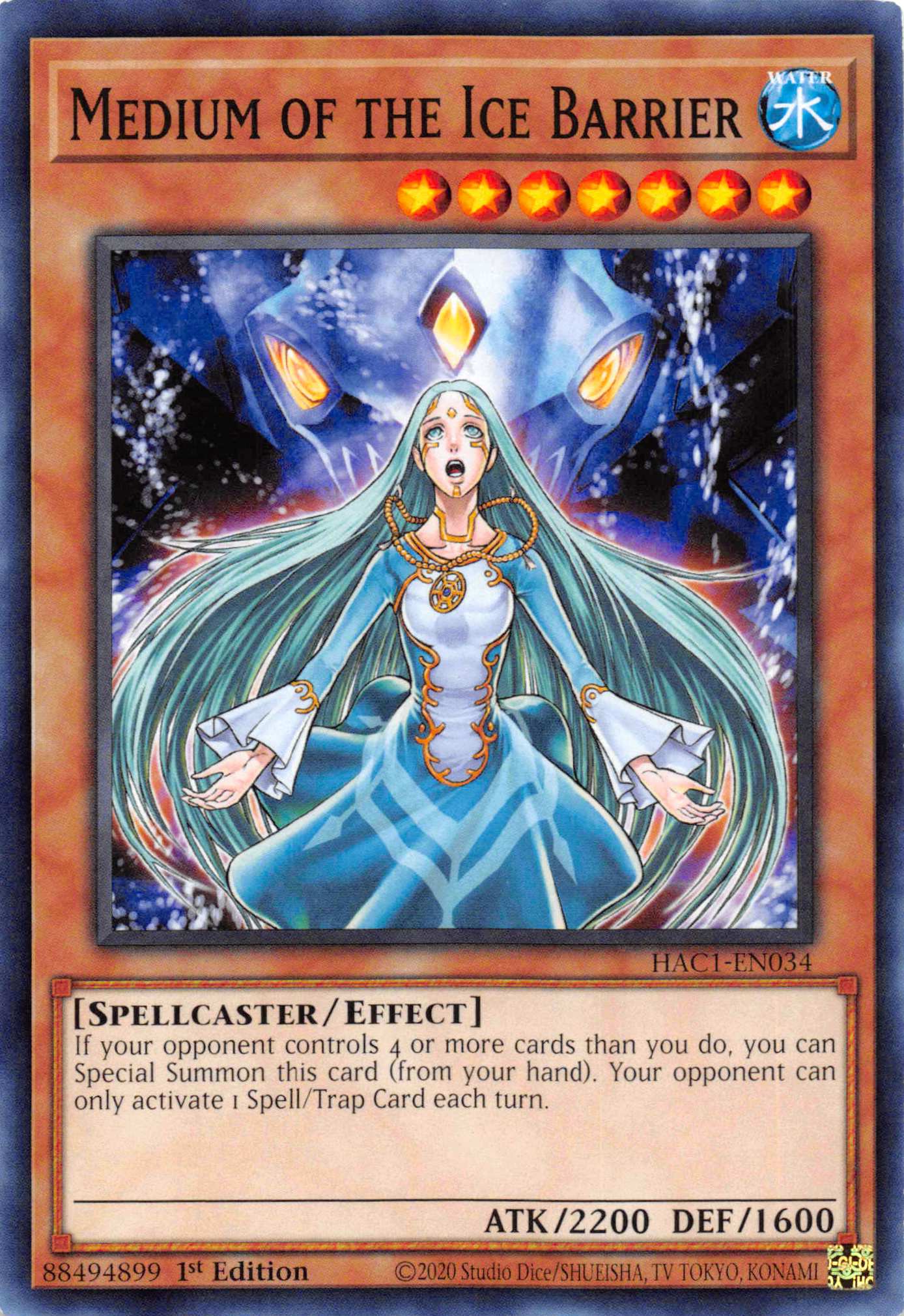 Medium of the Ice Barrier (Duel Terminal) [HAC1-EN034] Parallel Rare | Card Merchant Takapuna