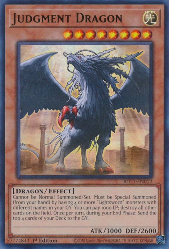 Judgment Dragon [BLC1-EN012] Ultra Rare | Card Merchant Takapuna