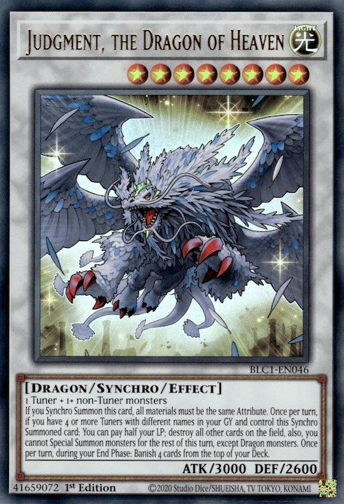 Judgment, the Dragon of Heaven [BLC1-EN046] Ultra Rare | Card Merchant Takapuna