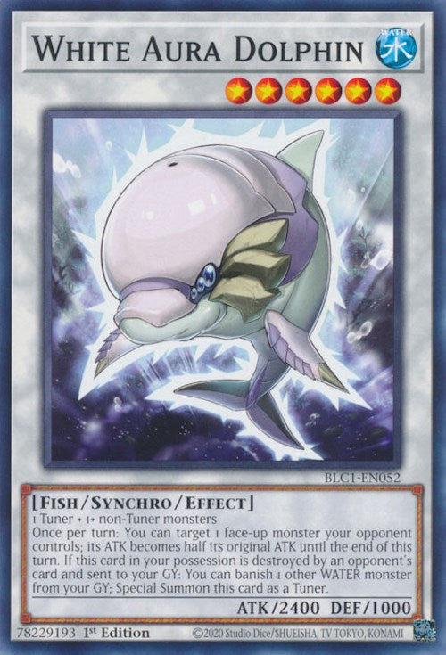 White Aura Dolphin [BLC1-EN052] Common | Card Merchant Takapuna