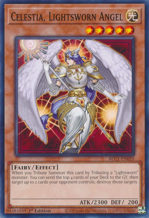 Celestia, Lightsworn Angel [BLC1-EN059] Common | Card Merchant Takapuna