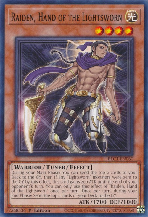 Raiden, Hand of the Lightsworn [BLC1-EN060] Common | Card Merchant Takapuna