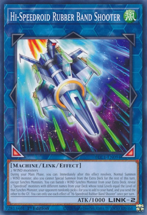 Hi-Speedroid Rubber Band Shooter [BLC1-EN094] Common | Card Merchant Takapuna