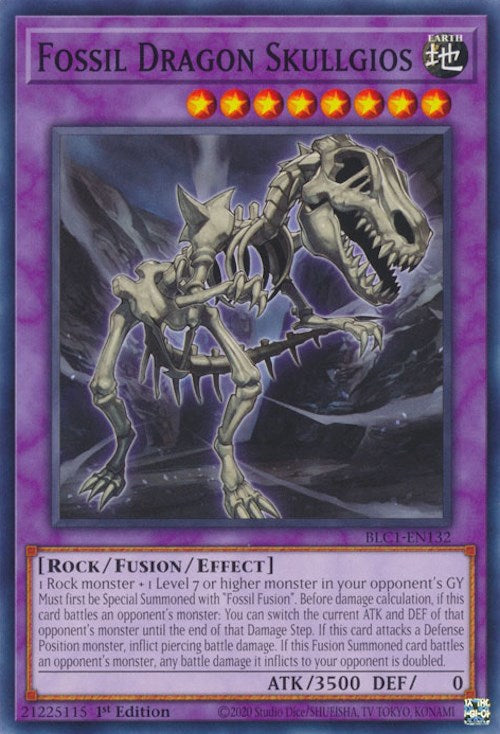 Fossil Dragon Skullgios [BLC1-EN132] Common | Card Merchant Takapuna