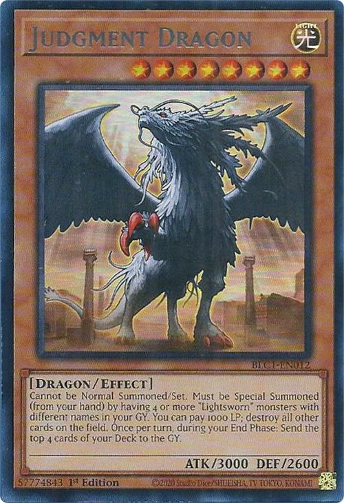 Judgment Dragon (Silver) [BLC1-EN012] Ultra Rare | Card Merchant Takapuna