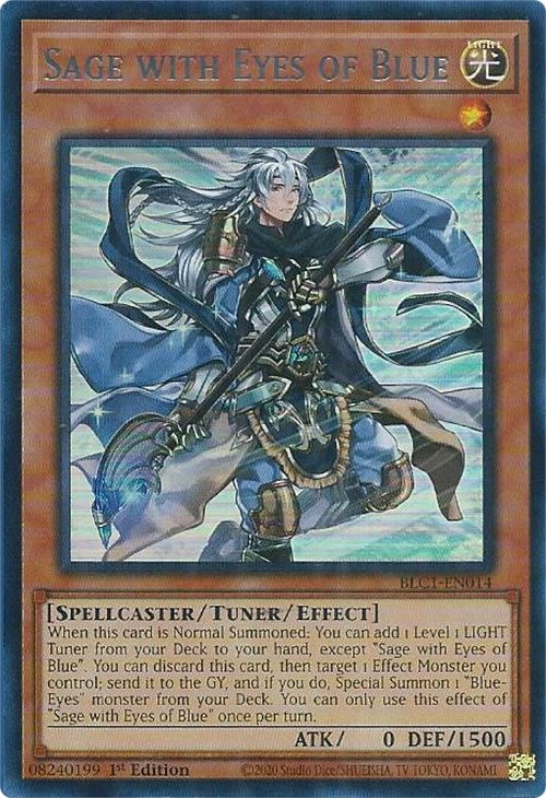 Sage with Eyes of Blue (Silver) [BLC1-EN014] Ultra Rare | Card Merchant Takapuna