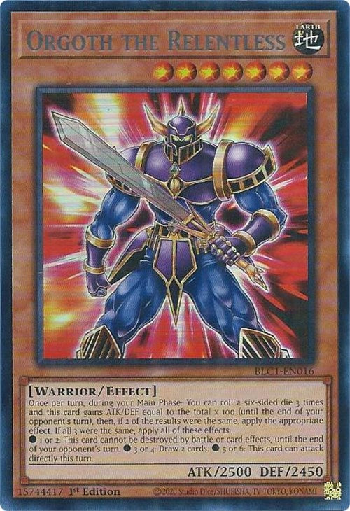 Orgoth the Relentless (Silver) [BLC1-EN016] Ultra Rare | Card Merchant Takapuna