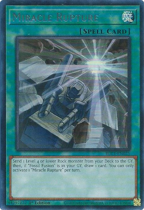 Miracle Rupture (Silver) [BLC1-EN025] Ultra Rare | Card Merchant Takapuna