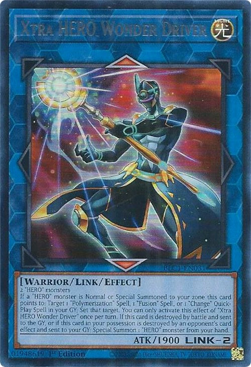 Xtra HERO Wonder Driver (Silver) [BLC1-EN031] Ultra Rare | Card Merchant Takapuna