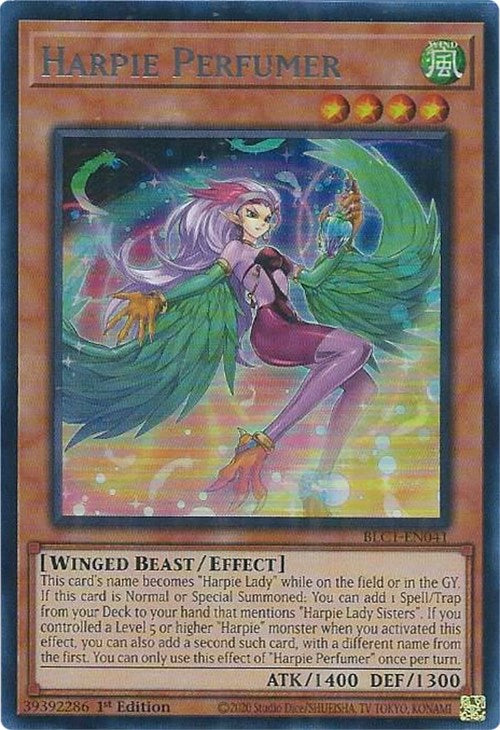 Harpie Perfumer (Silver) [BLC1-EN041] Ultra Rare | Card Merchant Takapuna