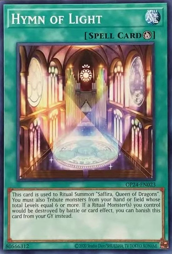 Hymn of Light [OP24-EN023] Common | Card Merchant Takapuna