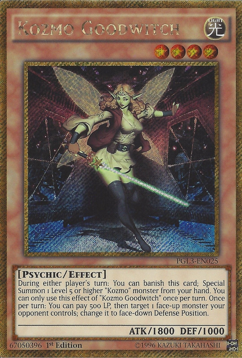 Kozmo Goodwitch [PGL3-EN025] Gold Secret Rare | Card Merchant Takapuna