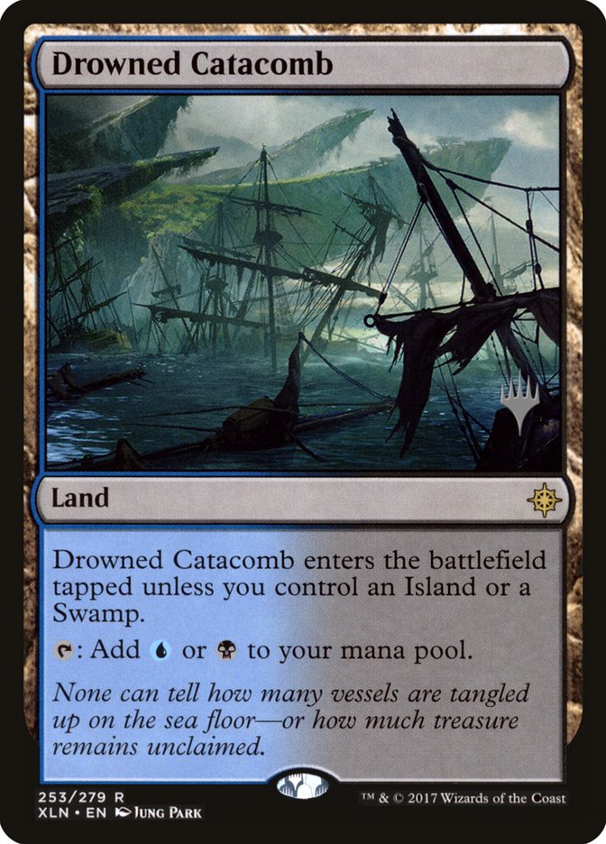 Drowned Catacomb (Promo Pack) [Ixalan Promos] | Card Merchant Takapuna