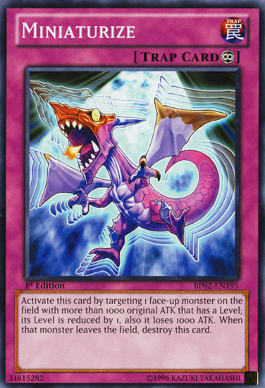 Miniaturize [BP02-EN195] Mosaic Rare | Card Merchant Takapuna