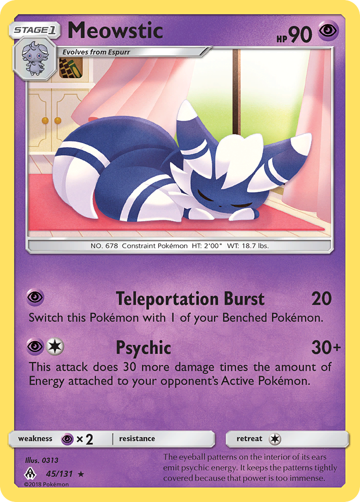 Meowstic (45/131) [Sun & Moon: Forbidden Light] | Card Merchant Takapuna