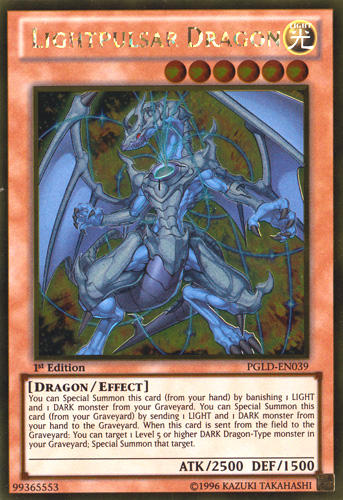 Lightpulsar Dragon [PGLD-EN039] Gold Rare | Card Merchant Takapuna