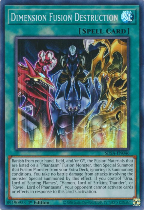 Dimension Fusion Destruction [SDSA-EN046] Super Rare | Card Merchant Takapuna