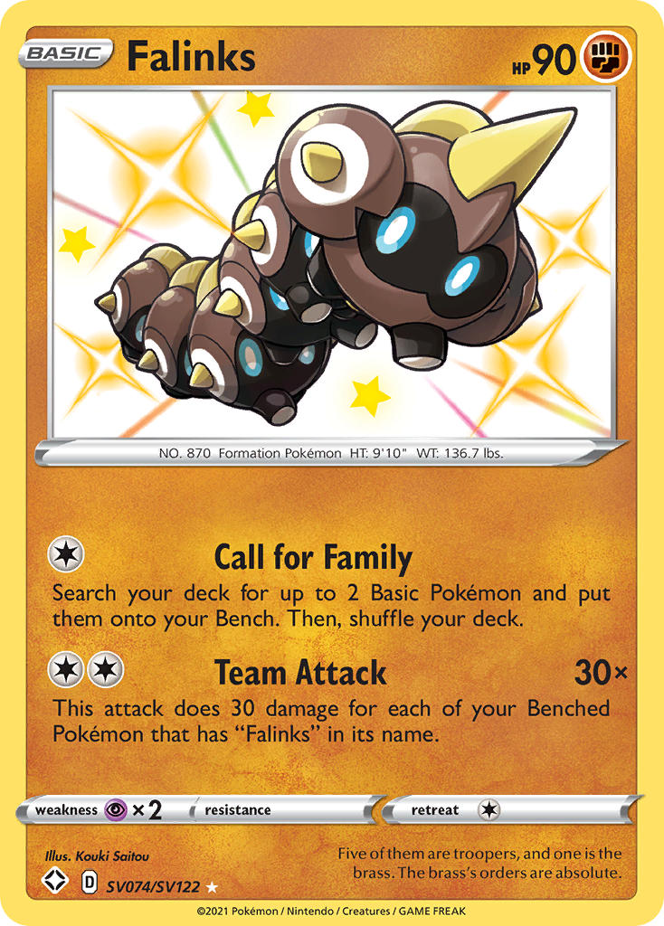 Falinks (SV074/SV122) [Sword & Shield: Shining Fates] | Card Merchant Takapuna