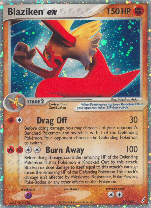 Blaziken ex (90/100) [EX: Crystal Guardians] | Card Merchant Takapuna